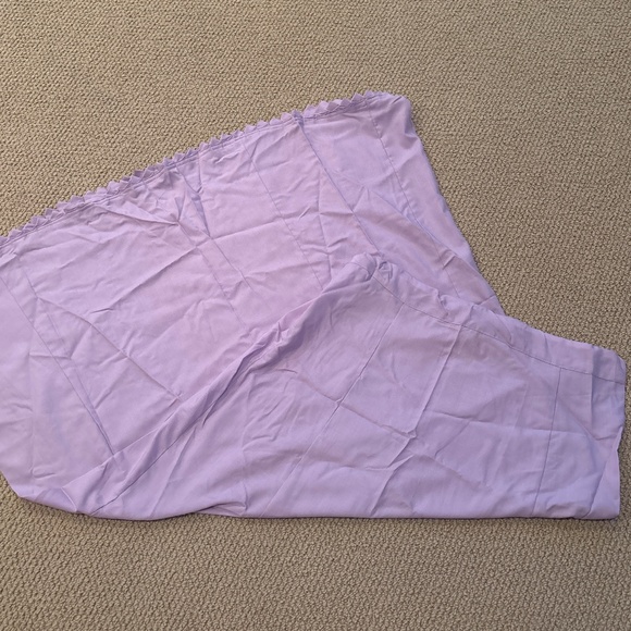 Light Purple Crepe De Chine Silk Saree - Picture 3 of 7